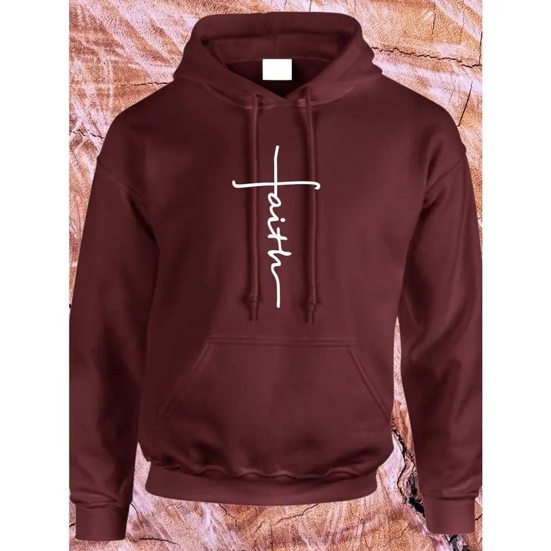 Faith Jesus Christian Vertical Cross Christianity Faith Religion Church Religious Faith Jumper
