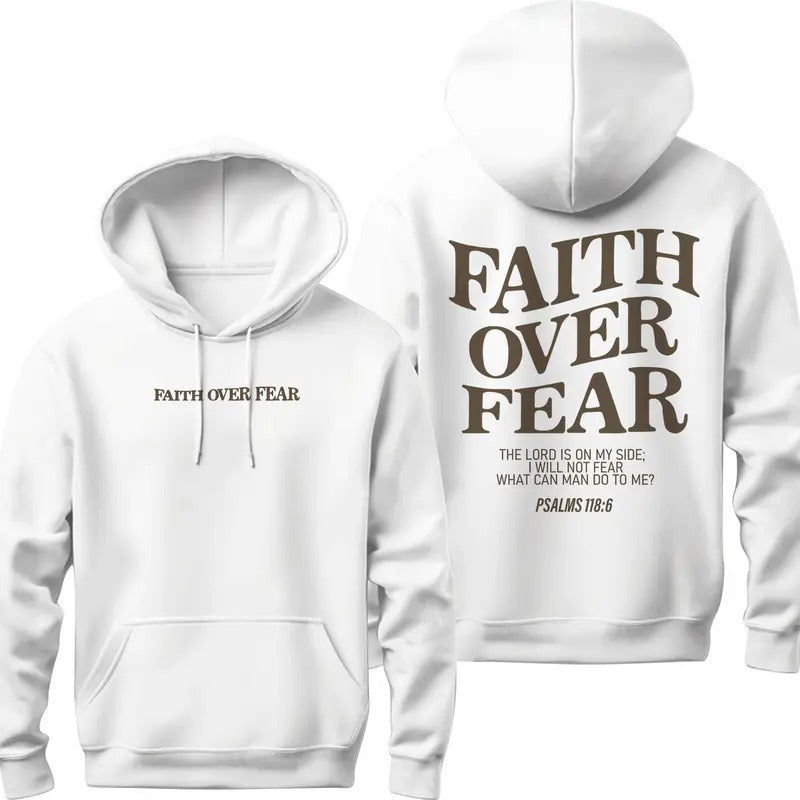 Faith Over Fear Jesus Bible Verse Cotton Tops