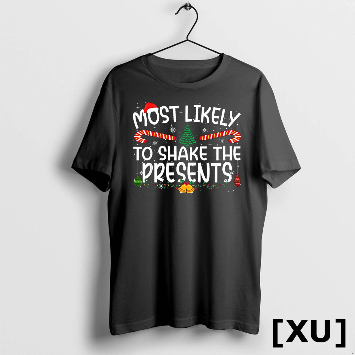Family Matching Xmas Most Likely To Shake The Presents Tshirts Sweater