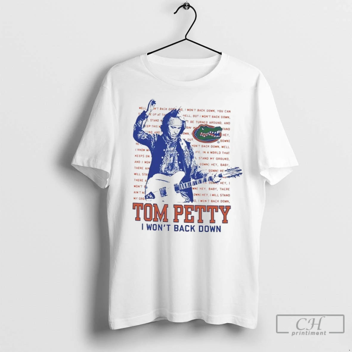 Florida Gators Tom Petty I Wont Back Down Petty In Concert T Shirts