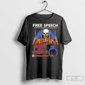 Free Speech Prisoner Of Expression Skeleton Mugshot Vintage T Shirts