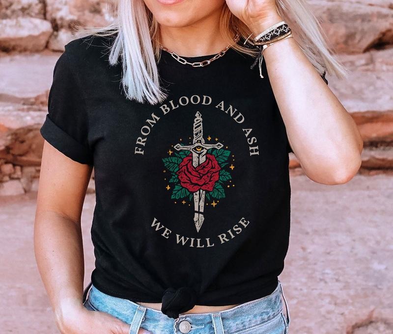 Blood Ash Shirt Miss WIlla Colyns Book Club Bookish We Will Rise