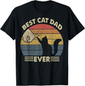 Funny Cat Shirts Cat Shirt Best Cat Dad Ever Funny Dad Menswear Top