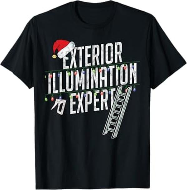 Funny Shirts Exterior Illumination Expert Funny Lights Menswear Top