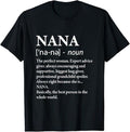 Funny Grandma Shirt Grandmother Nana Definition Grandma Funny Grandmother Casual Cotton Top