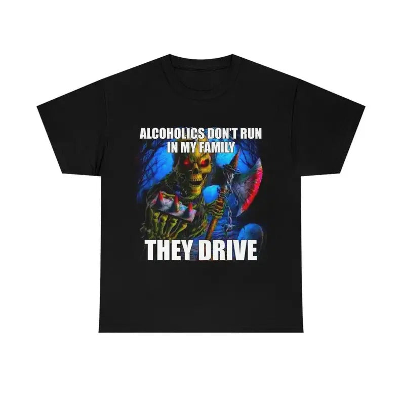 Funny Meme Shirt Hard Skeleton