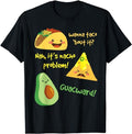 Funny Taco Shirts Mexican Food Lovers Wanna Taco Bout Nacho Problem! Funny Avocado Menswear Top Casual Classic