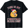 Funny Xmas Family Pajamas Family Duck This Is My Funny Xmas Menswear Top