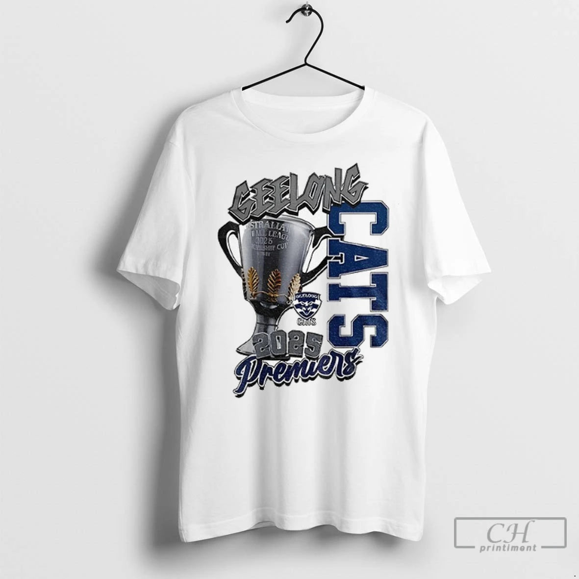 Geelong Cats Cup Afl Premiers 2025 Football T Shirts