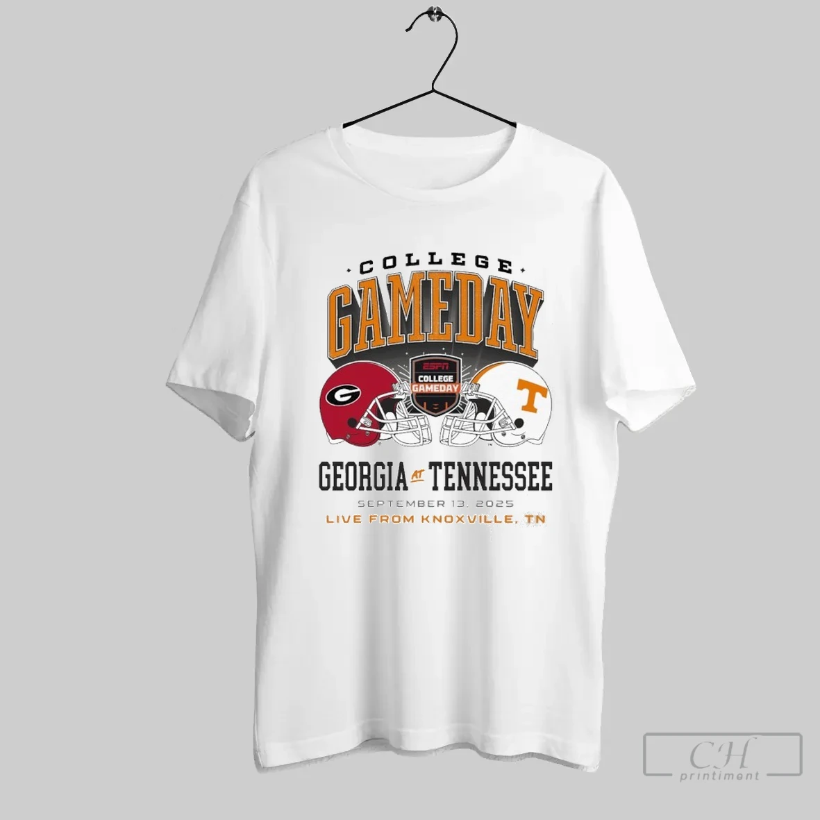 Georgia Bulldogs Vs Tennessee Volunteers College Gameday September 13 2025 Live From Knoxville Tn Helmets