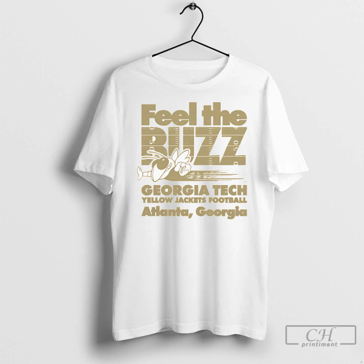 Georgia Tech Feel The Buzz T Shirts