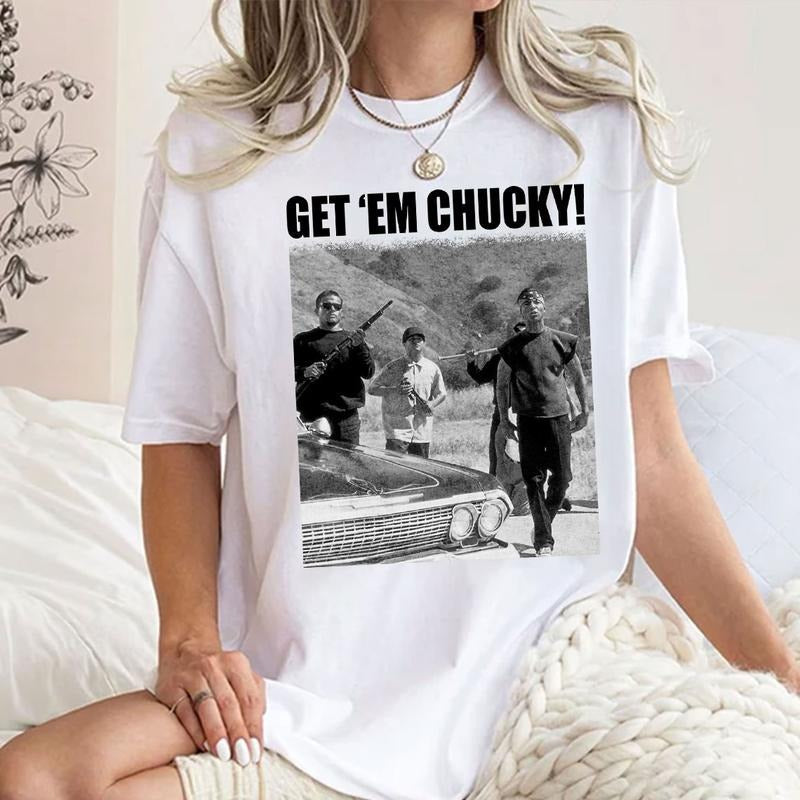 (Get'Em Chucky Version Shirt) Vintage Movie Shirt Old Movie Shirt Movie Shirt