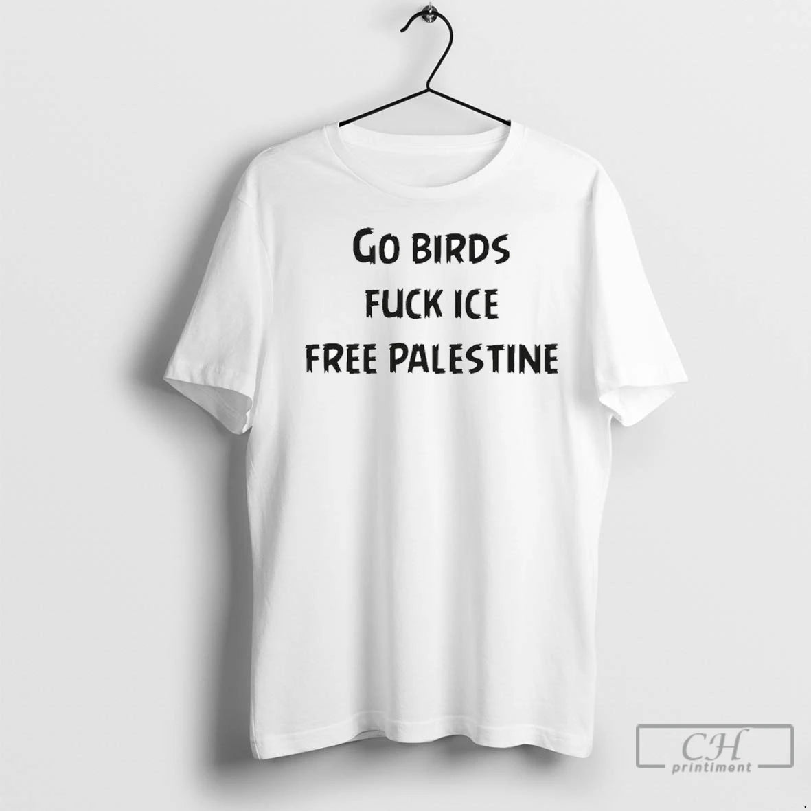 Go Birds Fuck Ice Free Palestine Hannah Einbinder T Shirts