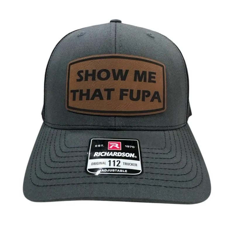 Show Me That Fuuuuupa! Flex Fit Richardson Flat Bills Golf Hats