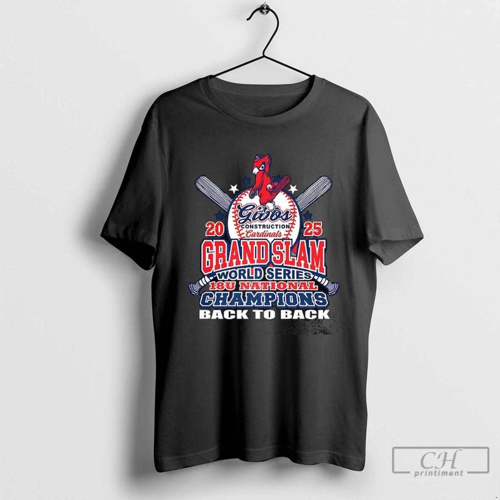Grand Slam World Series 18u National Champions Back To Back T Shirts