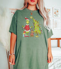 Grinch Tree Grinch Shirt Shirt Grinchmas Cute Cotton Clothes