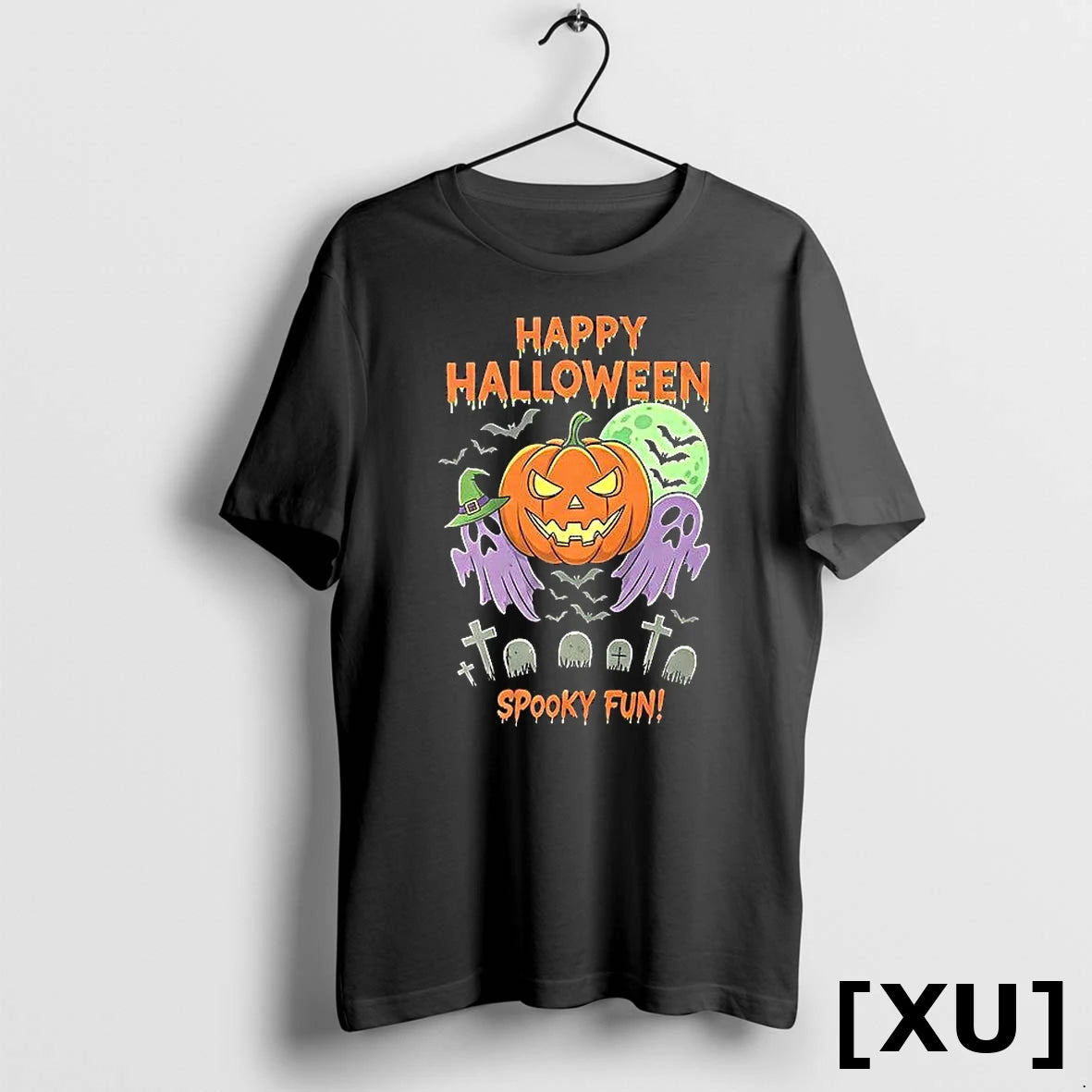 Happy Halloween Spooky Fun Pumpkin Tshirts Sweater