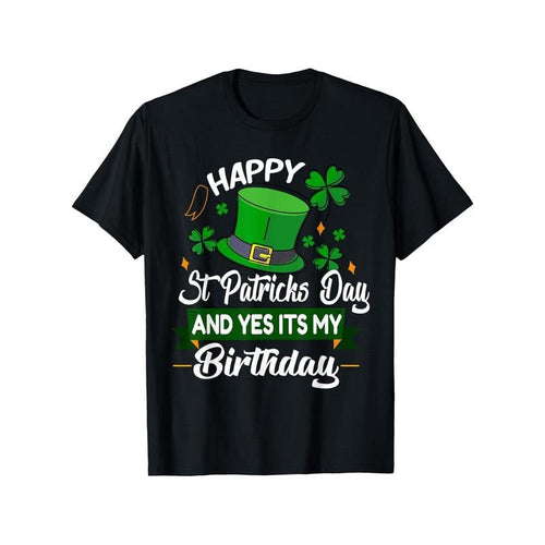 "Happy St Patrick'S Day & & 100% Cotton Comfortable Round Neck Short Sleeve Sizes S XXXL Outdoor & Casual " Casual Festive Comfortable Fit Made Usa