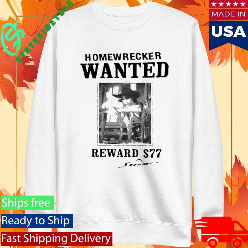 Homewrecker Sombr Wanted White Signed Shirt Unisex , , , Long Sleeve Tee