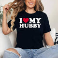 I Love My Hubby Cotton 100% Short Sleeve Top Womenswear