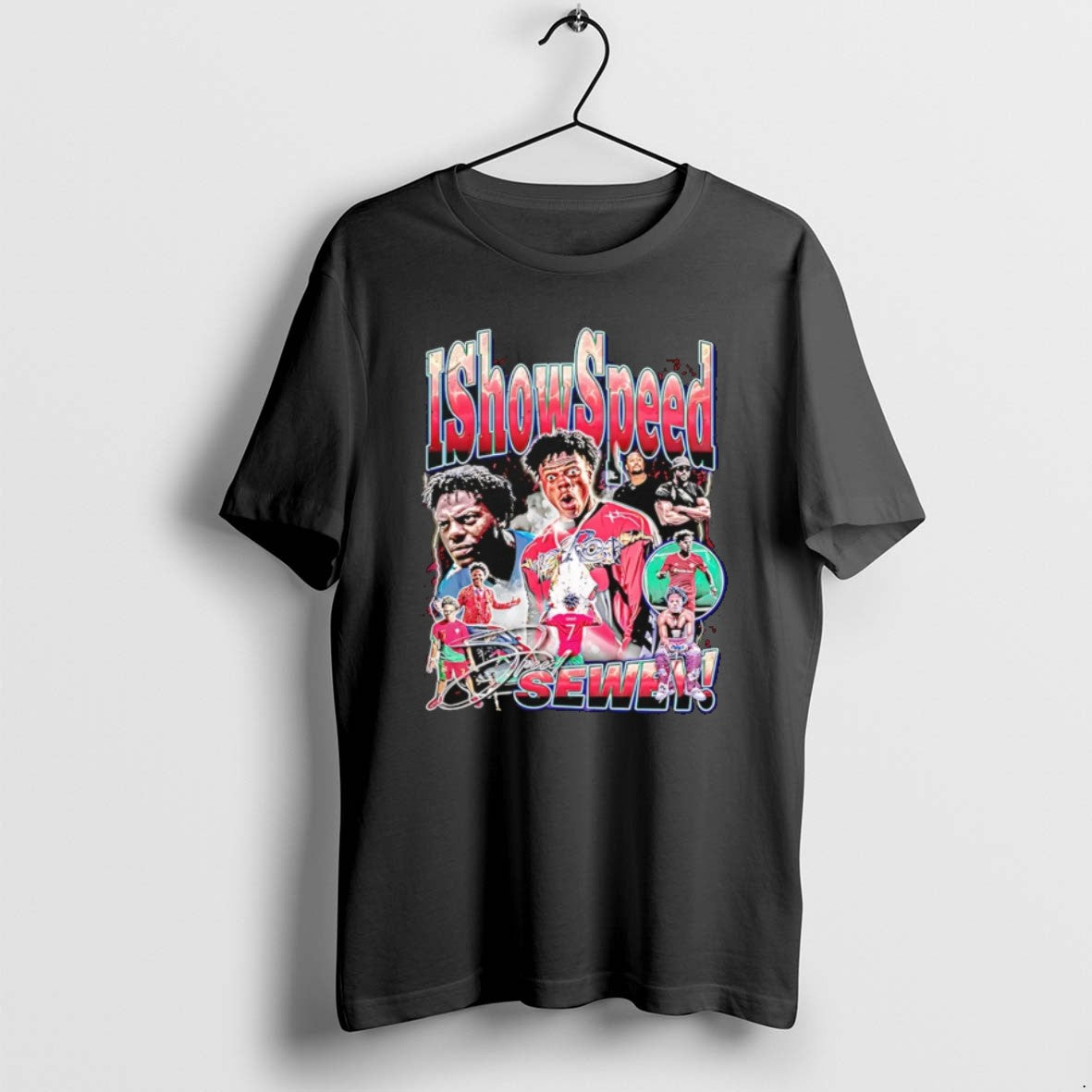 Ishowspeed Sewey Picture Collage T Shirts