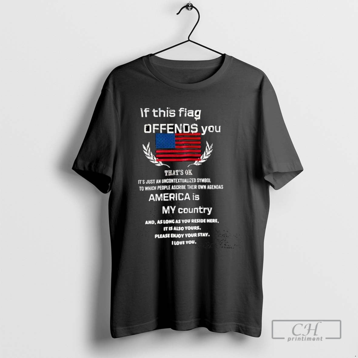 If This Flag Offends You America Is My Country T Shirts