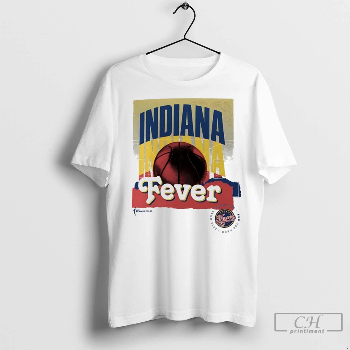 Indiana Fever 2025 Wnba Playoffs Power Forward T Shirts