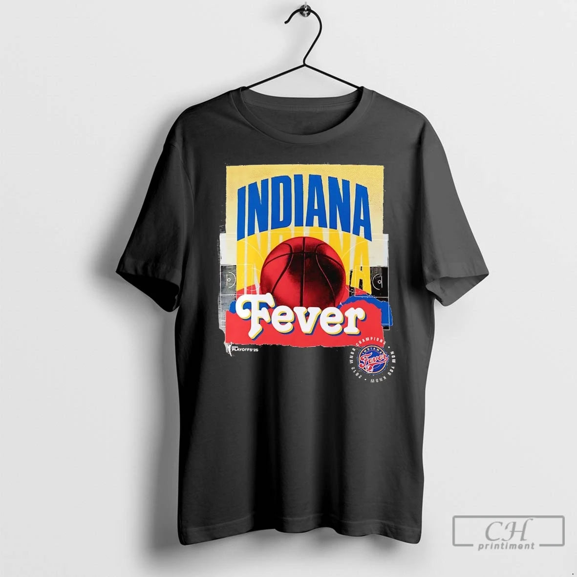 Indiana Fever 2025 Wnba Playoffs Power T Shirts