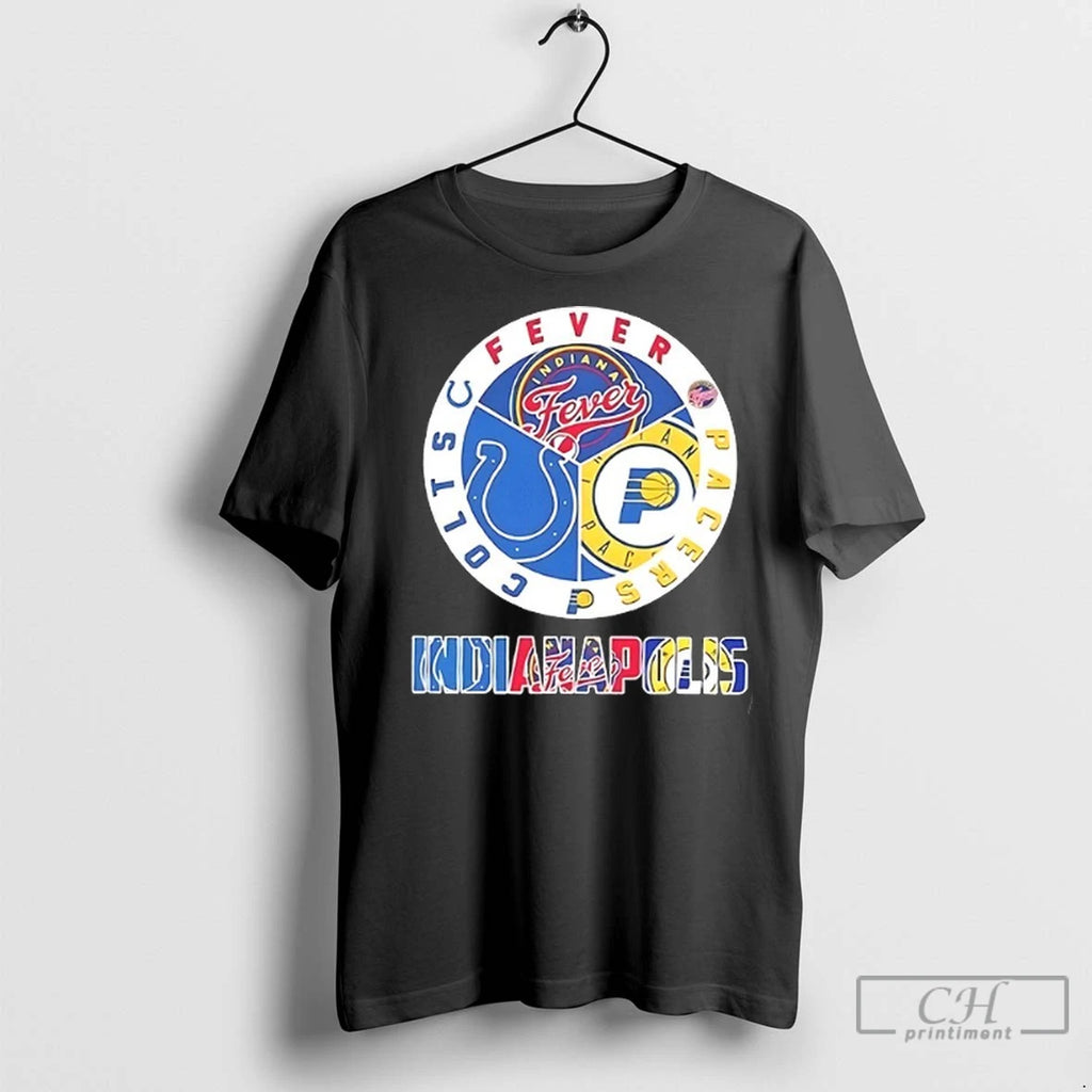 Indianapolis Fever Pacers Colts City Sports T Shirts