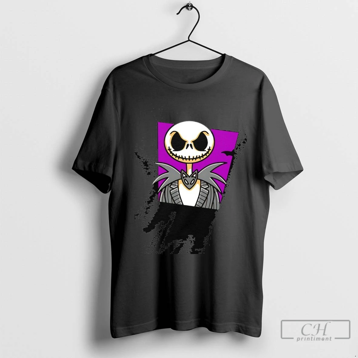Jack Skellington From The Nightmare Before Christmas In A Style Similar To The Kfc Logo