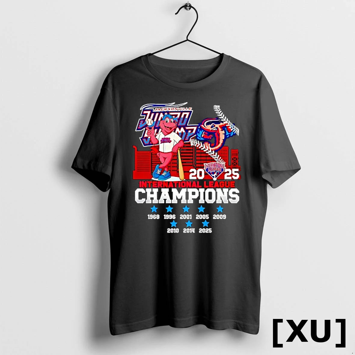Jacksonville Jumbo Shrimp Mascot International League Champions 2025 Tshirts Sweater