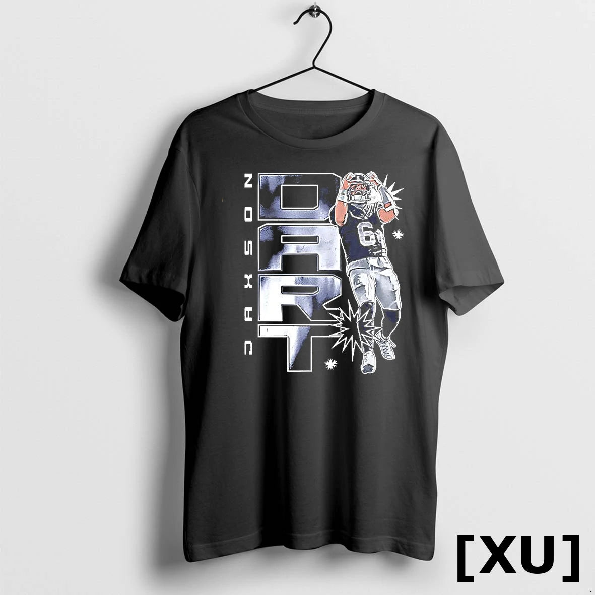 Jaxson Dart New York Giants Vertical Tshirts Sweater