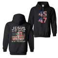 Jesus Is My Savior Trump Is My President American Flag Trump 2024 Shirt Trum Won 2024 Trum Fans