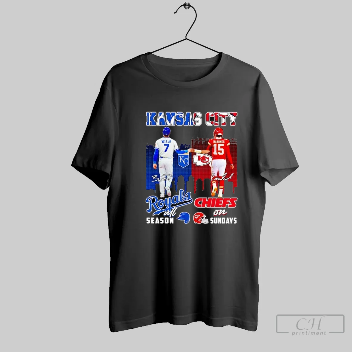 Kansas City Witt Jr Kansas City Royals All Season And Mahomes Kansas City Chiefs On