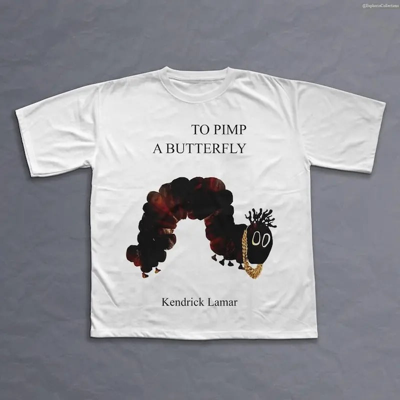Kendrick Lamar Pimp Butterfly Kendrick KDOT Rap Shirt Concert Global Trending Outfits