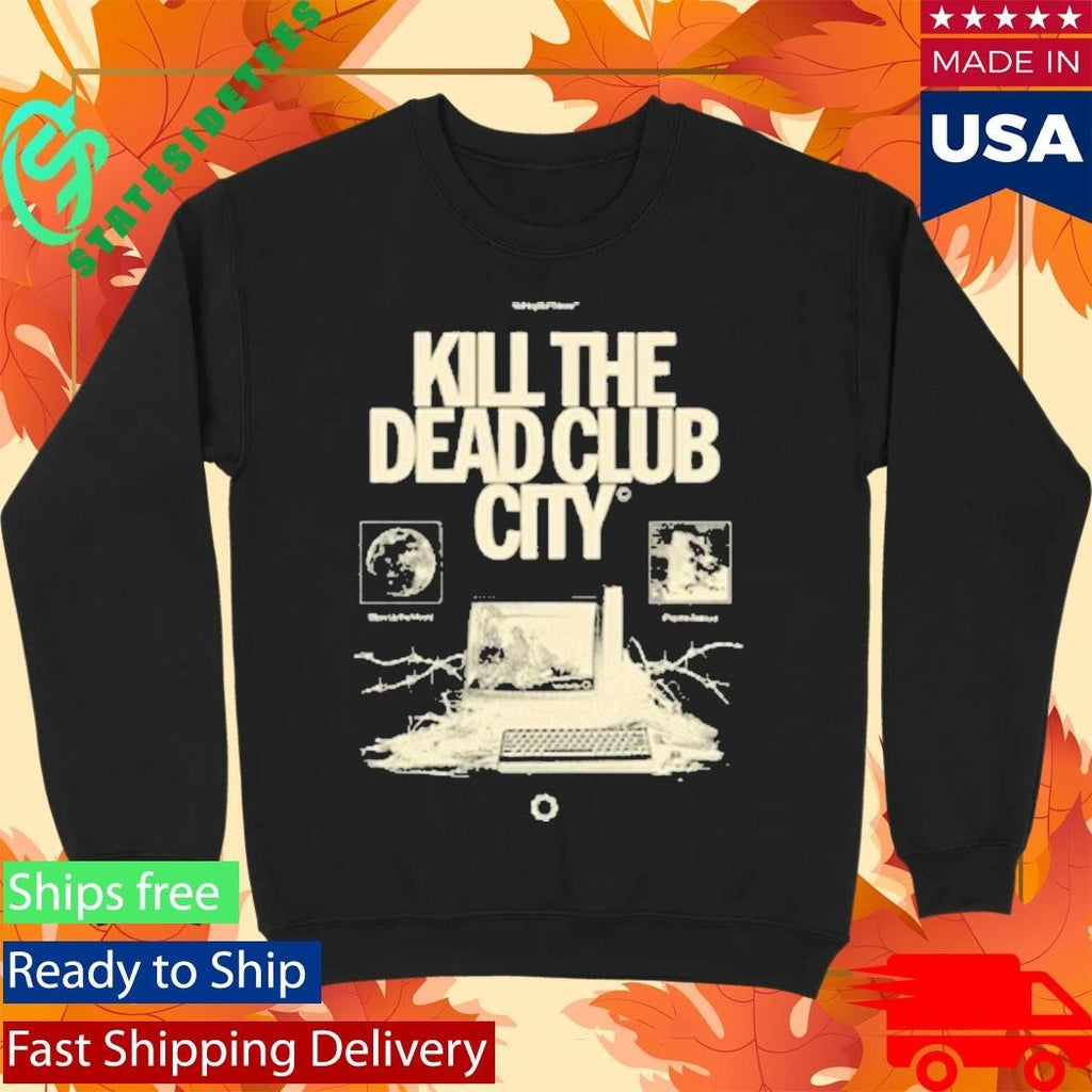 Kill The Dead Club City Vintage Shirt Unisex , , , Long Sleeve Tee