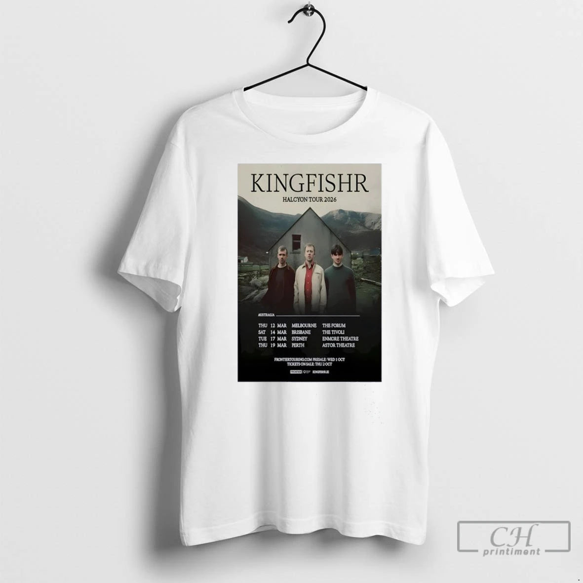 Kingfishr Halcyon Tour 2026 T Shirts