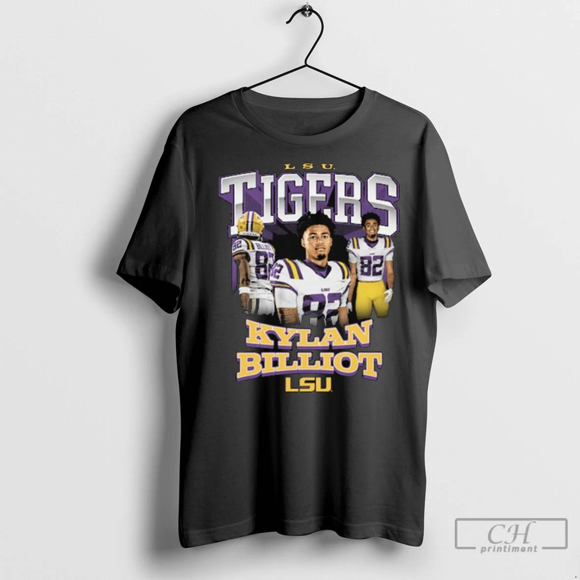 Lsu Tiger Kylan Billiot Long Sleve T Shirts