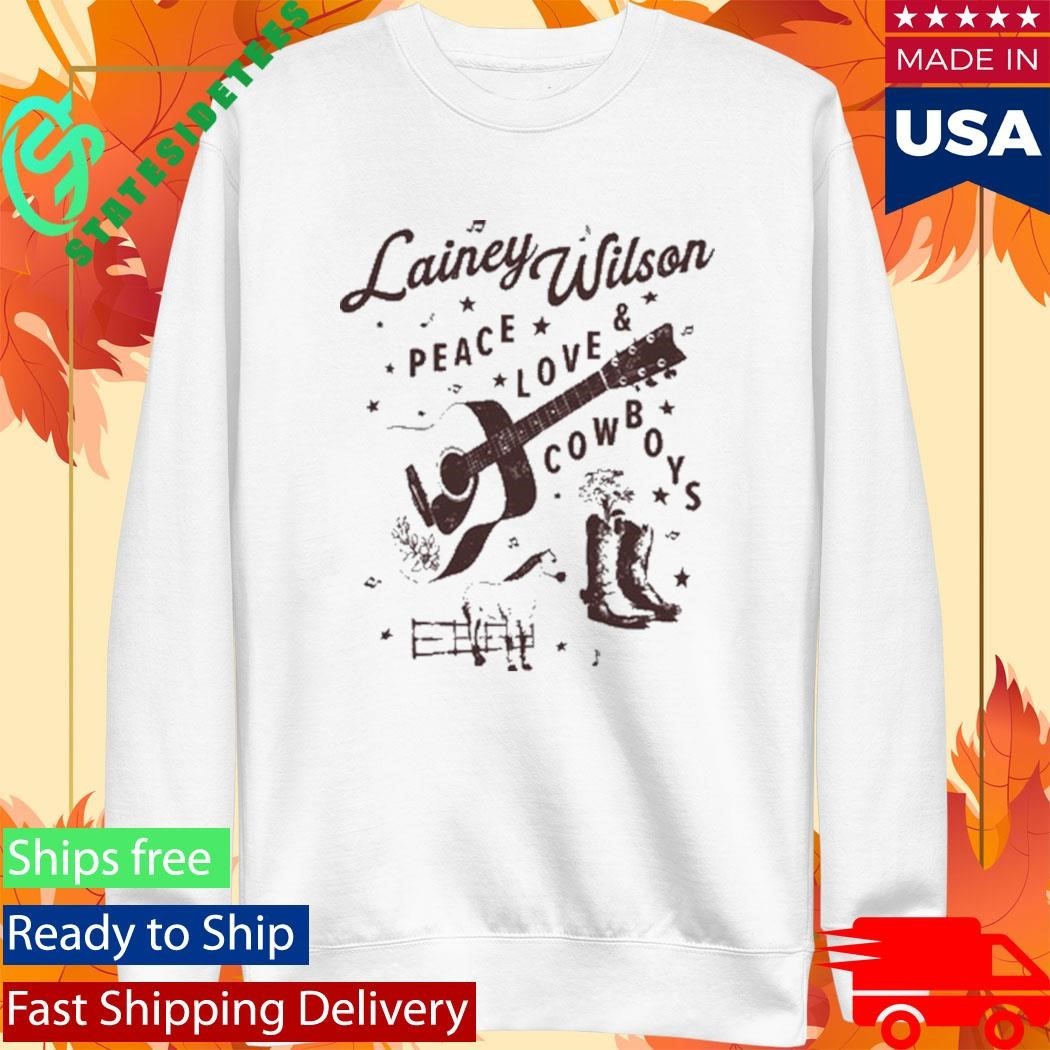 Lainey‎ Wilson Peace Love & Cowboys Unisex , , , Long Sleeve Tee