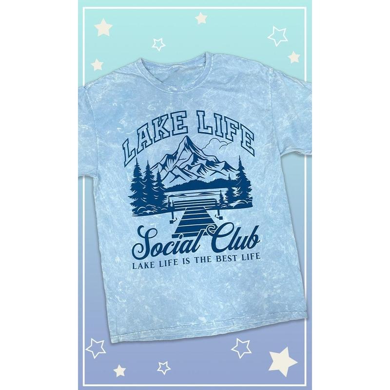 Lake Life Social Club Mineral Washed