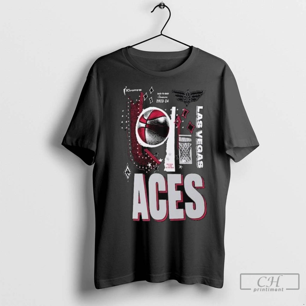 Las Vegas Aces 2025 Wnba Playoffs In The Zone Long Sleve T Shirts