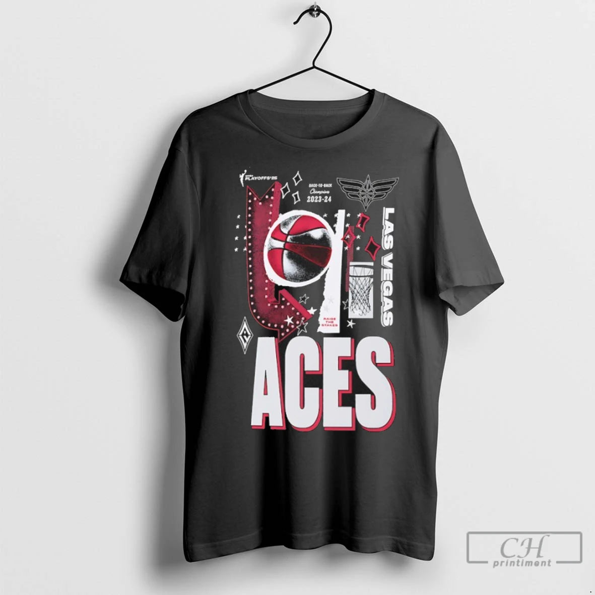 Las Vegas Aces 2025 Wnba Playoffs In The Zone T Shirts