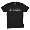 Leave Gun Take Cannoli Funny Italian Sarcastic Humor Dad Funny Cool Soft Casual Menswear Funny Movie Short Sleeve Novelty Guys Black