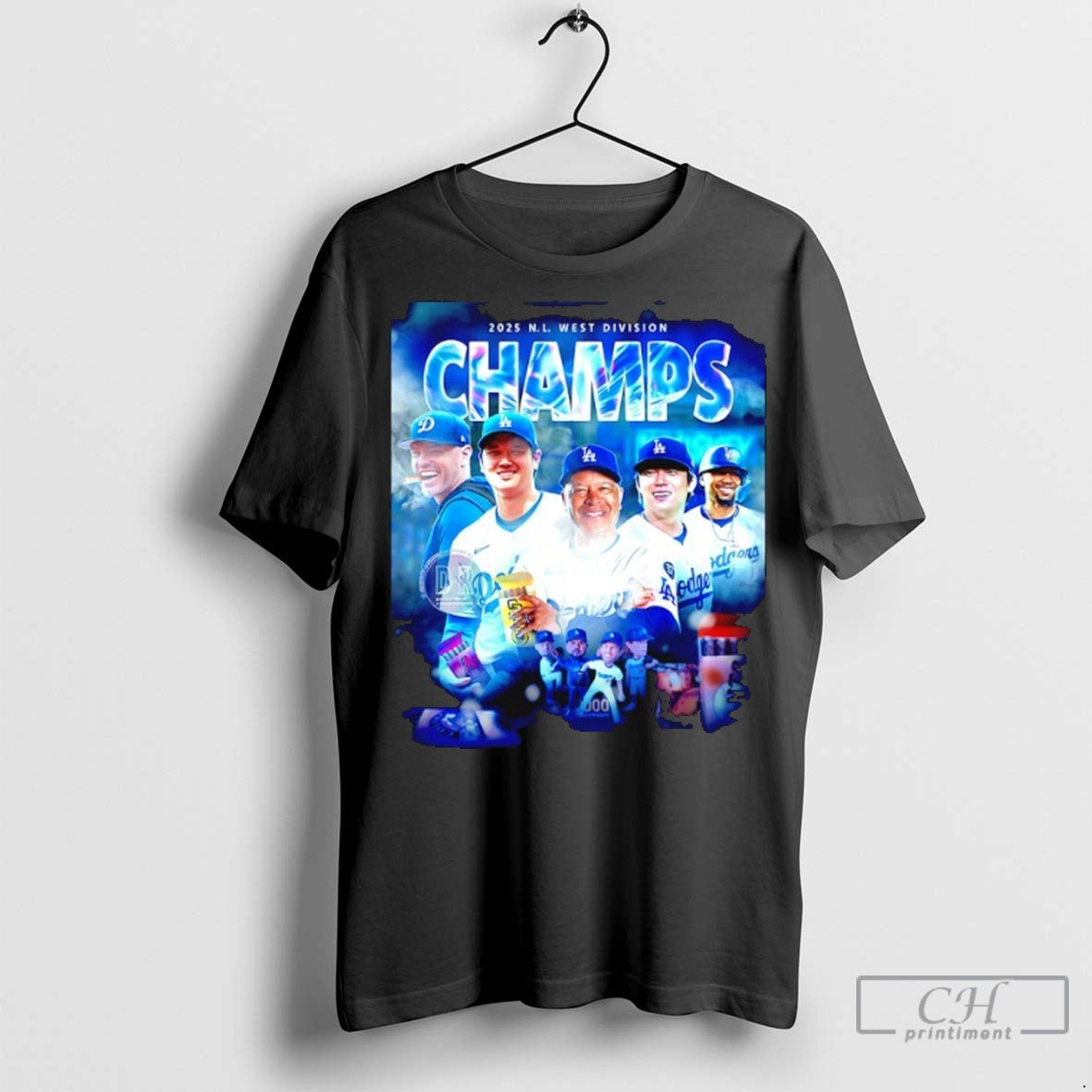 Los Angeles Dodgers 2025 Nl West Division Champs T Shirts Jpg