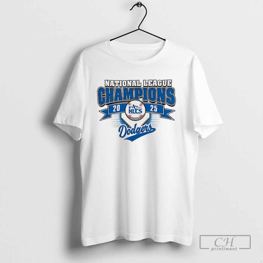 Los Angeles Dodgers Baseball National League Champions 2025 T Shirts