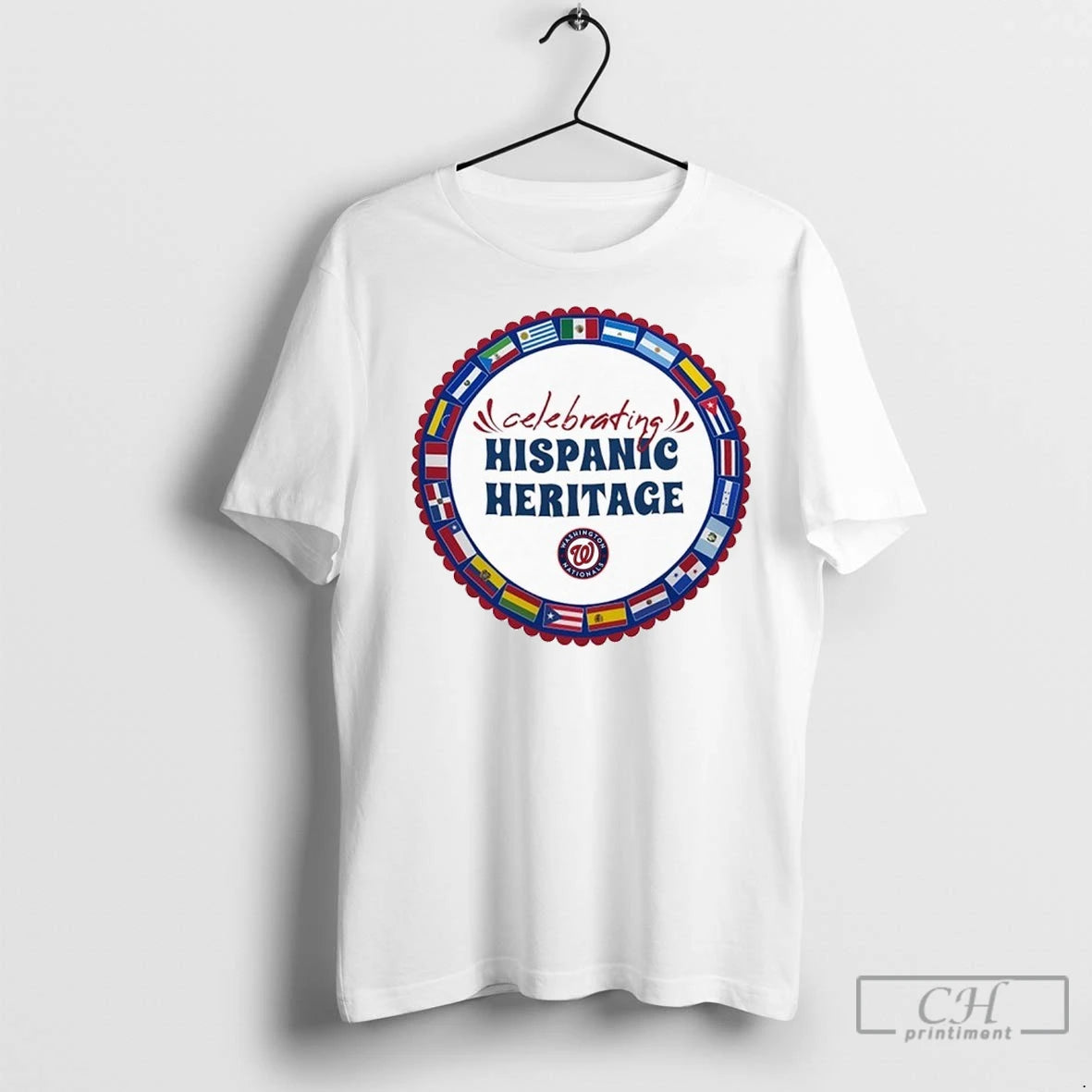 Mlb Washington Nationals Starter Celebrating Hispanic Heritage T Shirts