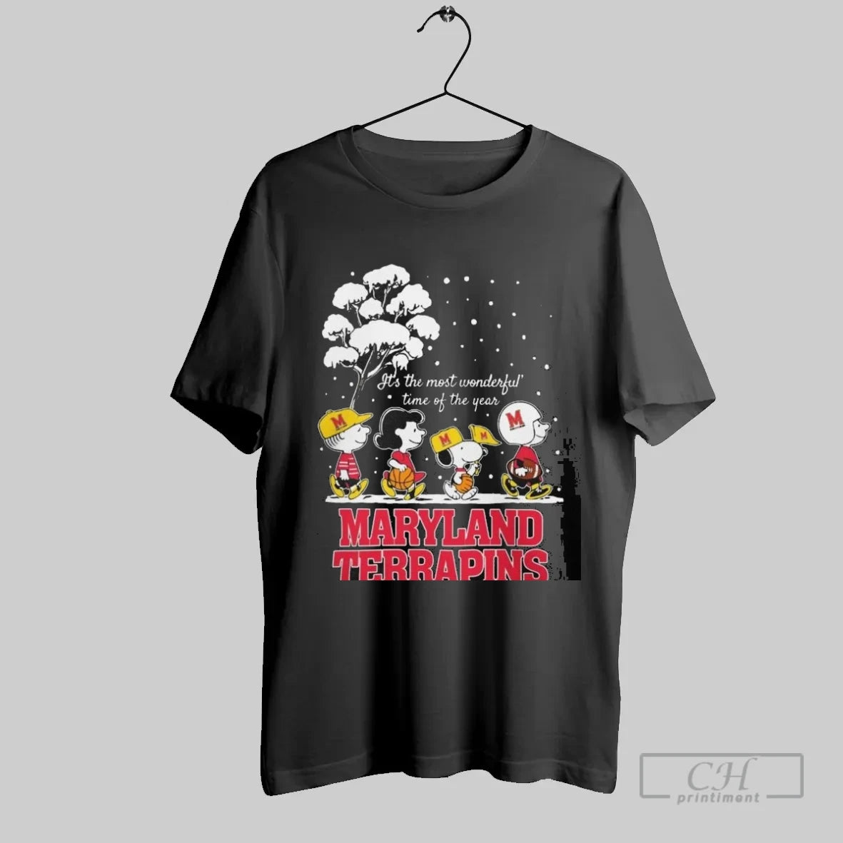 Maryland Terrapins X The Peanuts Winter Its The Most Wonderful Time Of The Year 2025