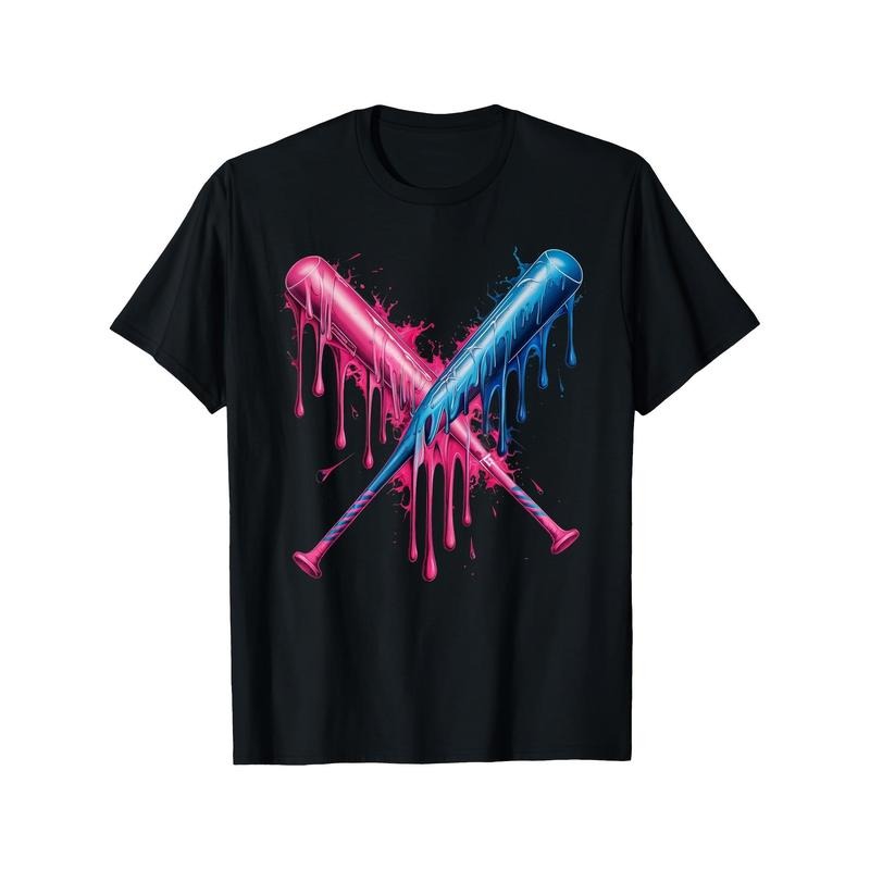 Black Baseball Home Plate Social Club Boy Ice Cream Drip Retro Print 100% Cotton Regular Fit Short Sleeve Casual Streetwear All Seasons Sports Fan Vintage Durable Fabric PLUS SIZE