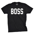 Boss Shirt Funny Dads Hilarious Matching Family Funny Cool Soft Casual Black
