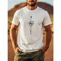 Compass Lightweight & Breathable Short Sleeve Summer Shirt Print Casual Made USA